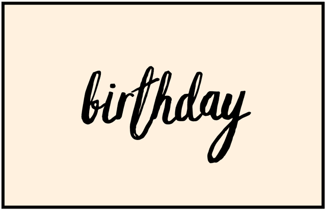 Birthday card